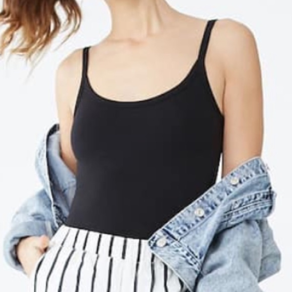 NWOT Basic black cami tank top